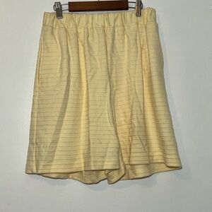 Vintage Preview International pastel yellow jogger shorts